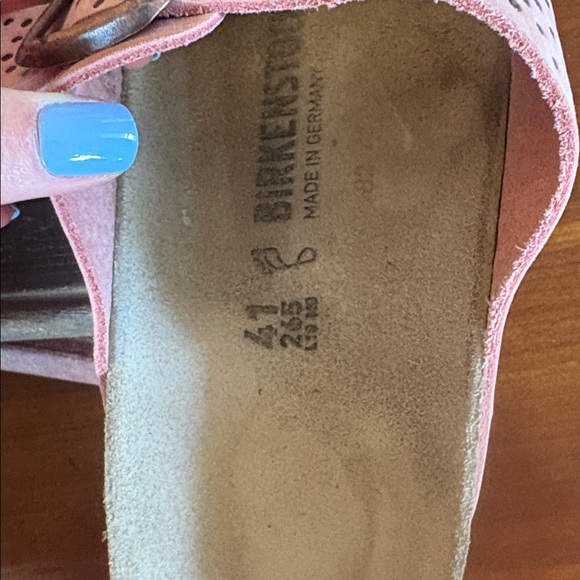 Birkenstock Pink Sandals with Metallic main image 7